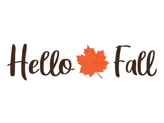 Hello Fall Svg, Fall svg, Fall Door Sign svg, Fall leaves svg, Halloween svg, Hello Fall Png, Thanksgiving svg, Cricut, Silhouette,Glowforge