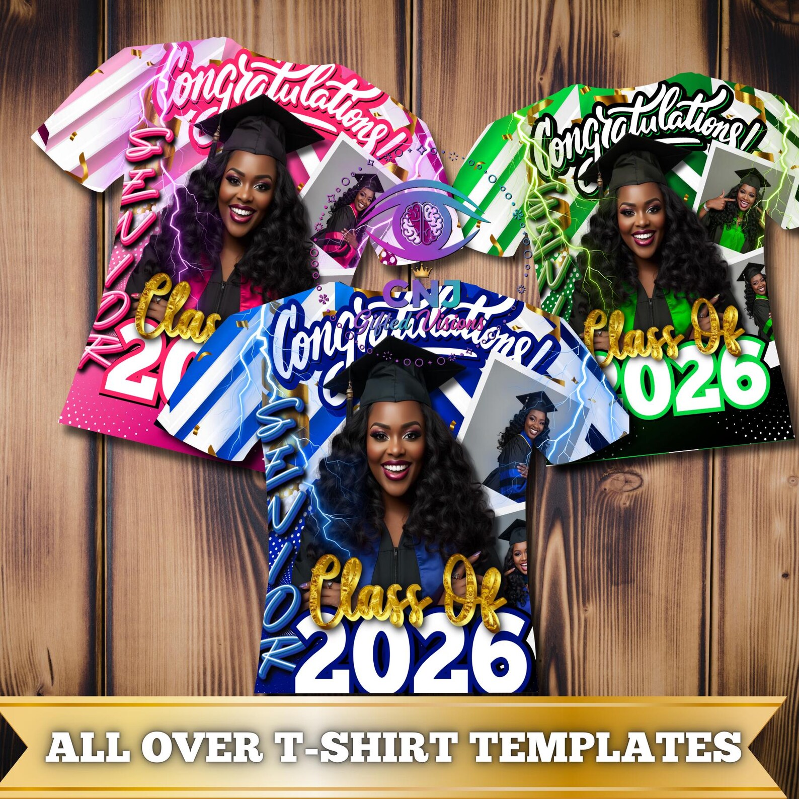 3D All Over Graduation Template Bundle, T-shirt Graduation File, - Etsy