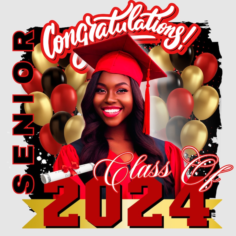 GRADUATION 2024 TSHIRT TEMPLATE Etsy