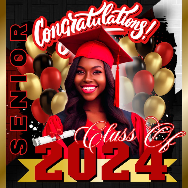 GRADUATION 2024 TSHIRT TEMPLATE Etsy