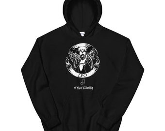 Leo Hoodie- Leo Zodiac Astrology Gifts, Leo Hoodies, Horoscope Sign Birthday Gift, Zodiac Constellation Sign Shirt