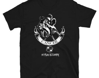 Cancer Zodiac Sign Shirt, Zodiac Shirt, Cancer Astrology Shirt, Retro Cancer Horoscope Shirt, Cancer Zodiac Shirt, June July Birthday