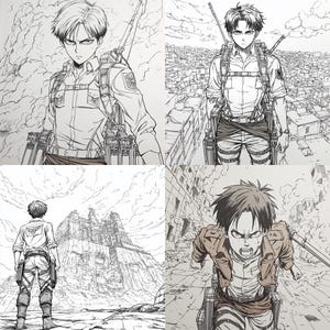 150+ Attack on Titan kleurplaten - afdrukbare anime-kunst voor fans - leuk en creatief activiteitenboek voor kinderen en volwassenen