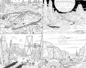 100+ Star Wars coloring pages