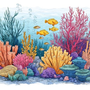 155 Printable Ocean Life Coloring Pages – Instant Download for Adults & Kids