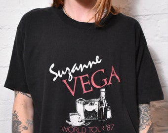 Vintage 1987 "Suzanne Vega World Tour" T-shirt