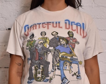Camiseta vintage rara de la gira de otoño de Grateful Dead de 1987