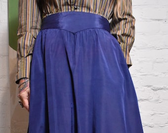 Vintage 1970s "Gunne Sax" Taffeta Prairie Skirt