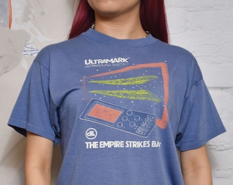 Vintage 80's Empire Strikes Back Star Wars Ultramark Ultrasounds System T-shirt