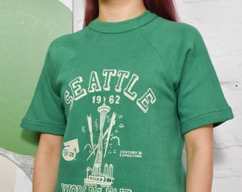 Vintage 1962 Seattle World's Fair Short Sleeve Sweatshirt