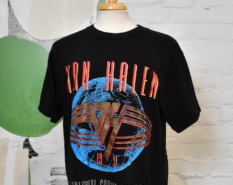90s Van Halen 1991 for Unlawful Carnal Knowledge Tour Rock Concert