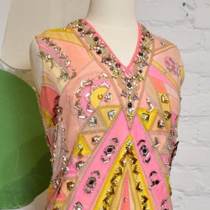 Vintage 1960s &quot;Emilio Pucci&quot; Beaded Gem Top