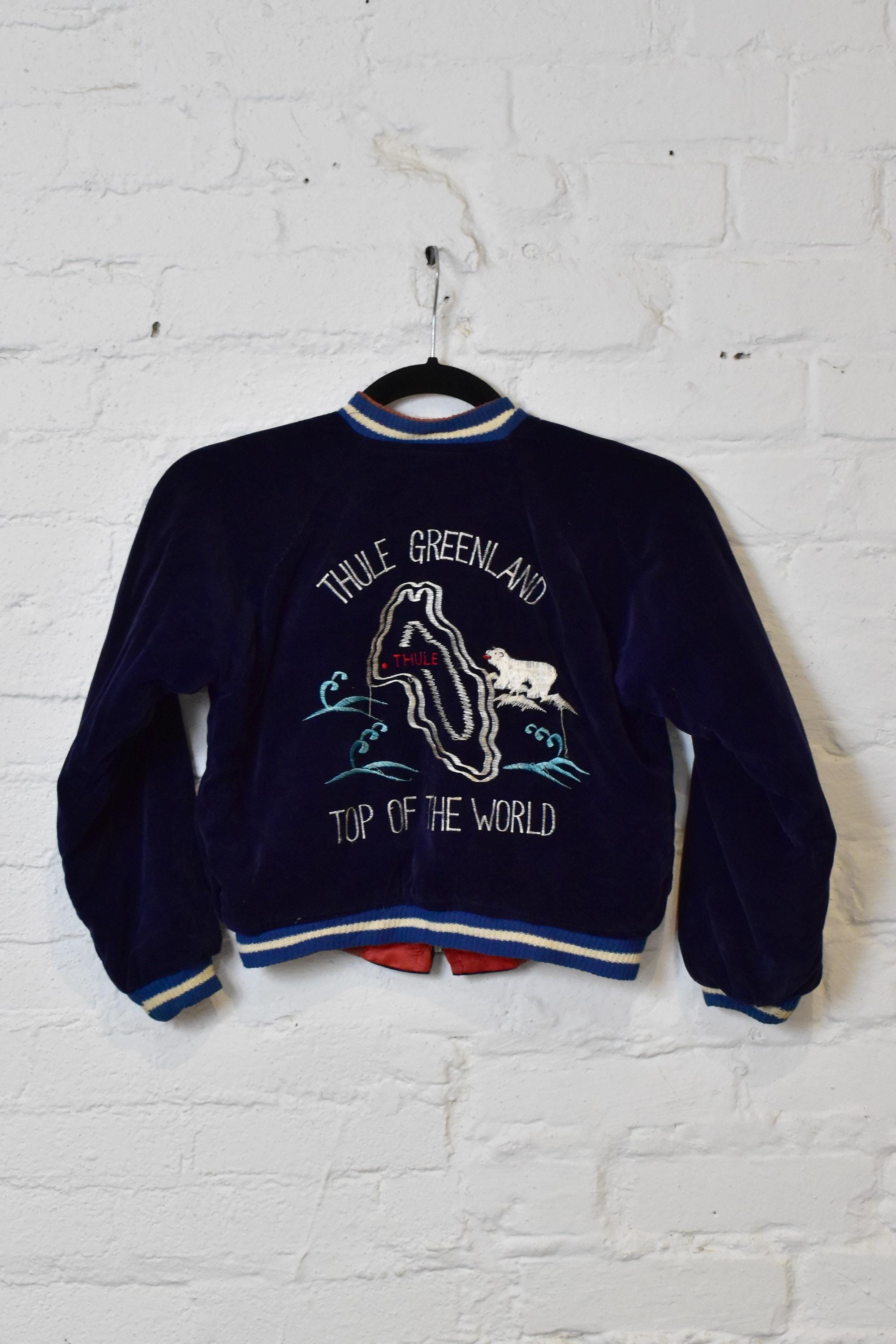 Vintage 1950s Thule Greenland Reversible Satin and Velvet Kids