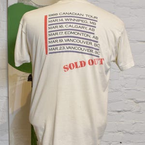T-shirt Vintage JOHN COUGAR - Lonesome Jubilee Tour Européen 1988 - Taille XL - Occasion Bon état