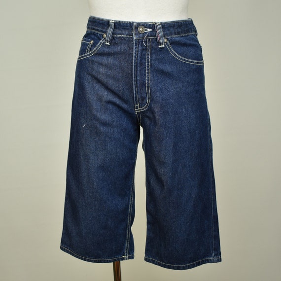 Vintage Long Denim Shorts by Nix Clam 