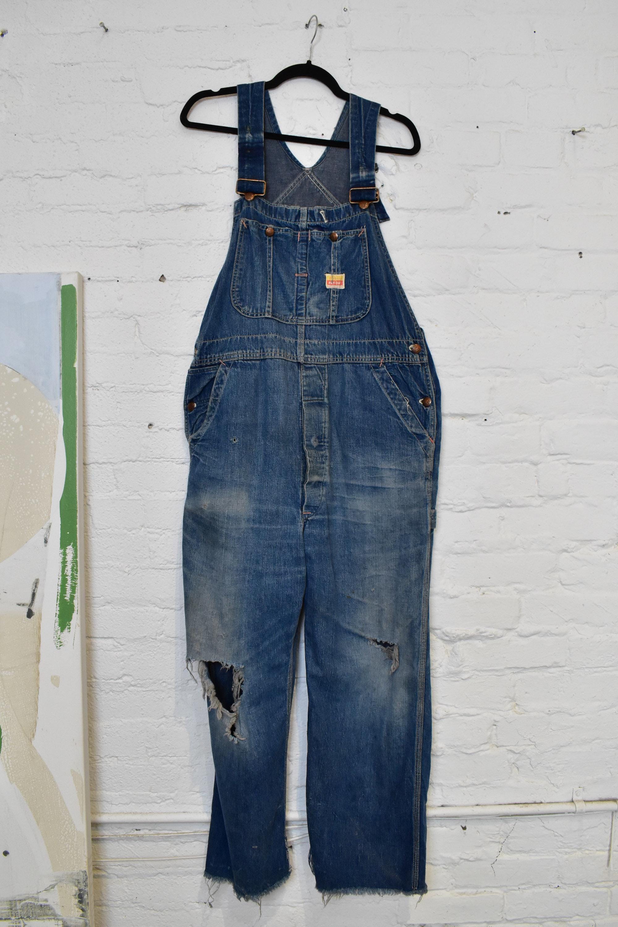 Vintage 1950's Penney's Pay Day Square Bak Overalls – La