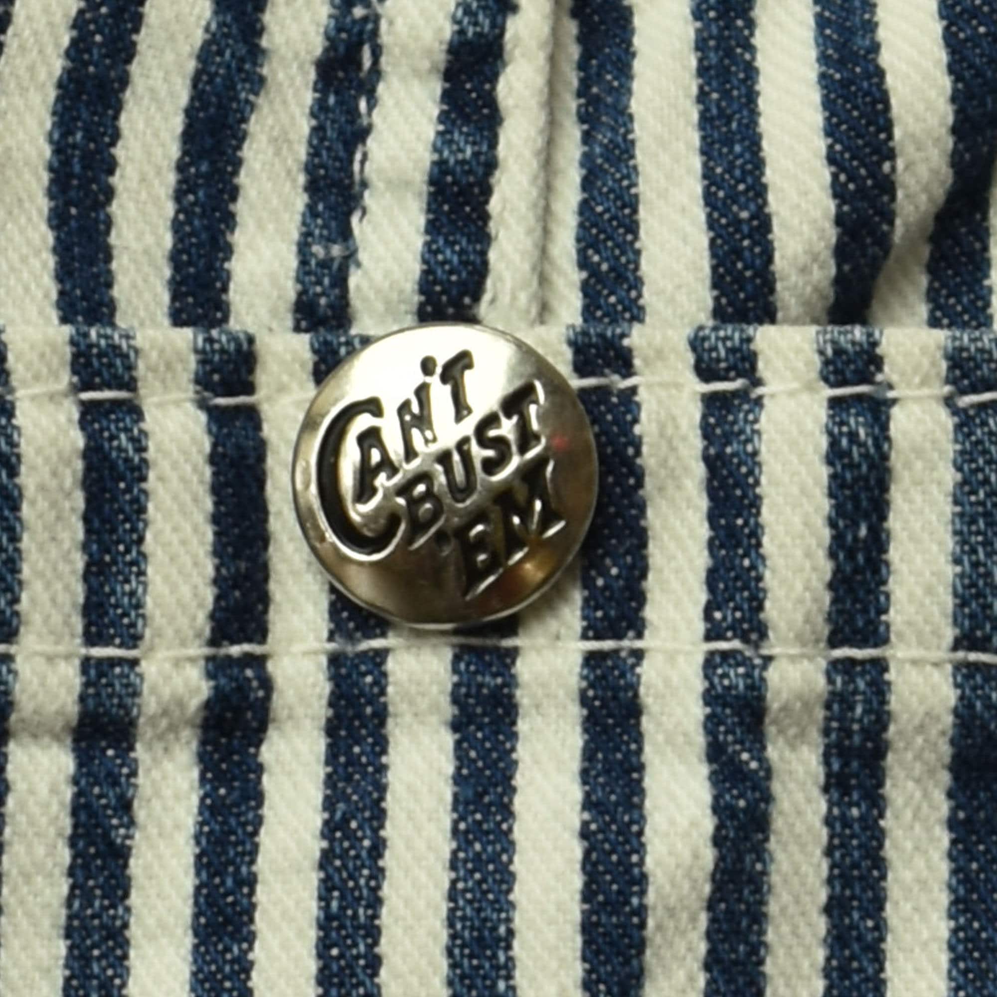 Vintage 1940's Lee Can't Bust Em' Union Made Carpenter Pinstriped