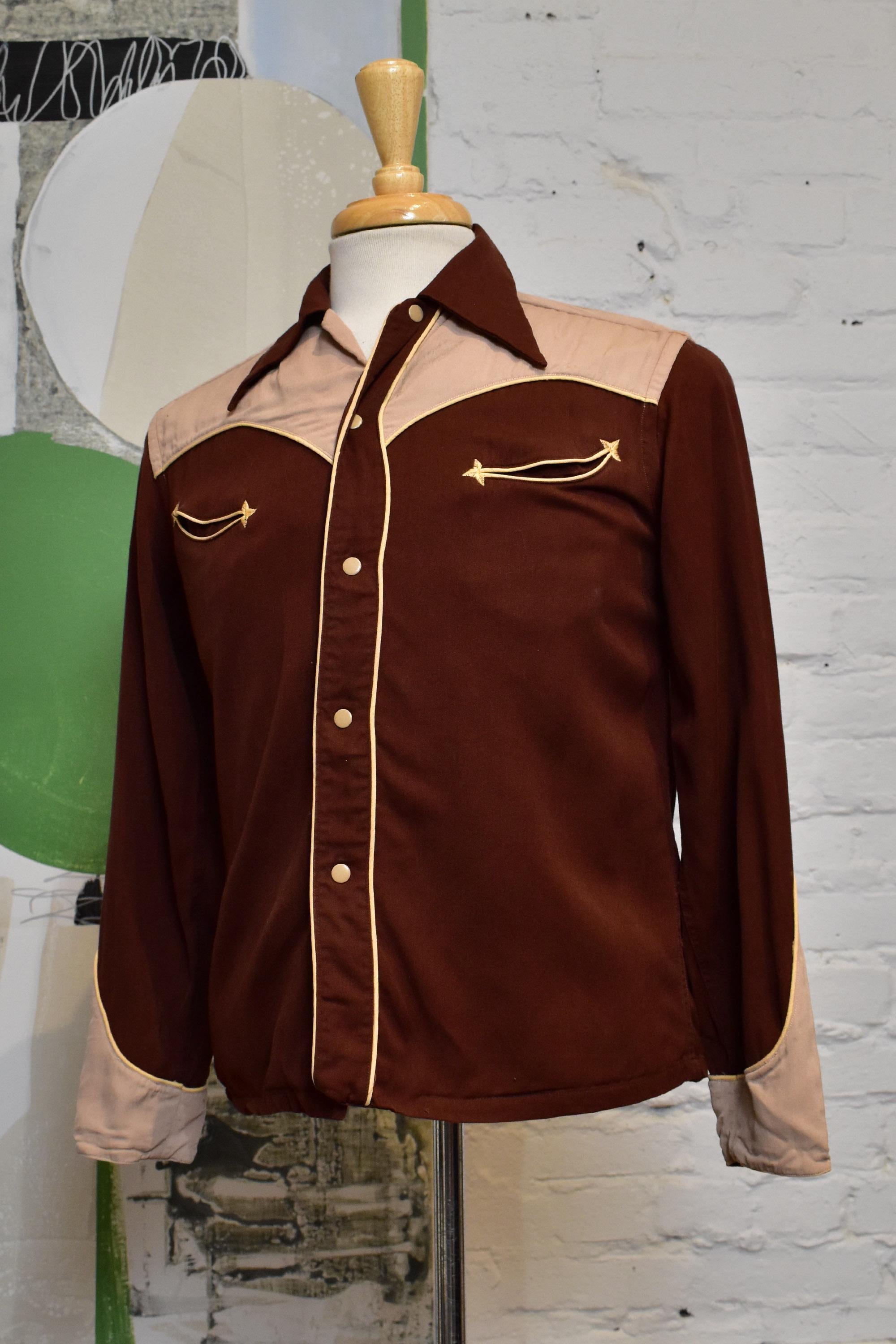 50s Gabardine Shirt - Etsy 50s Gabardine Shirt - Etsy