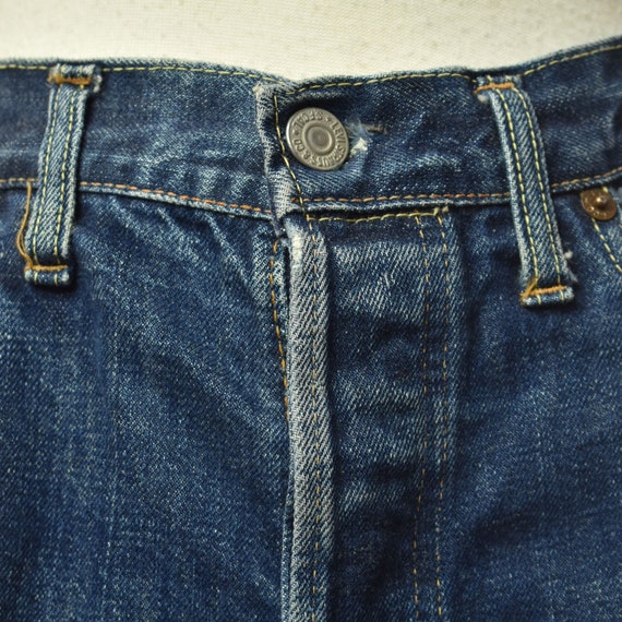 Vintage 60s Levis 501 Big E Redline Selvedge Jeans - image 3