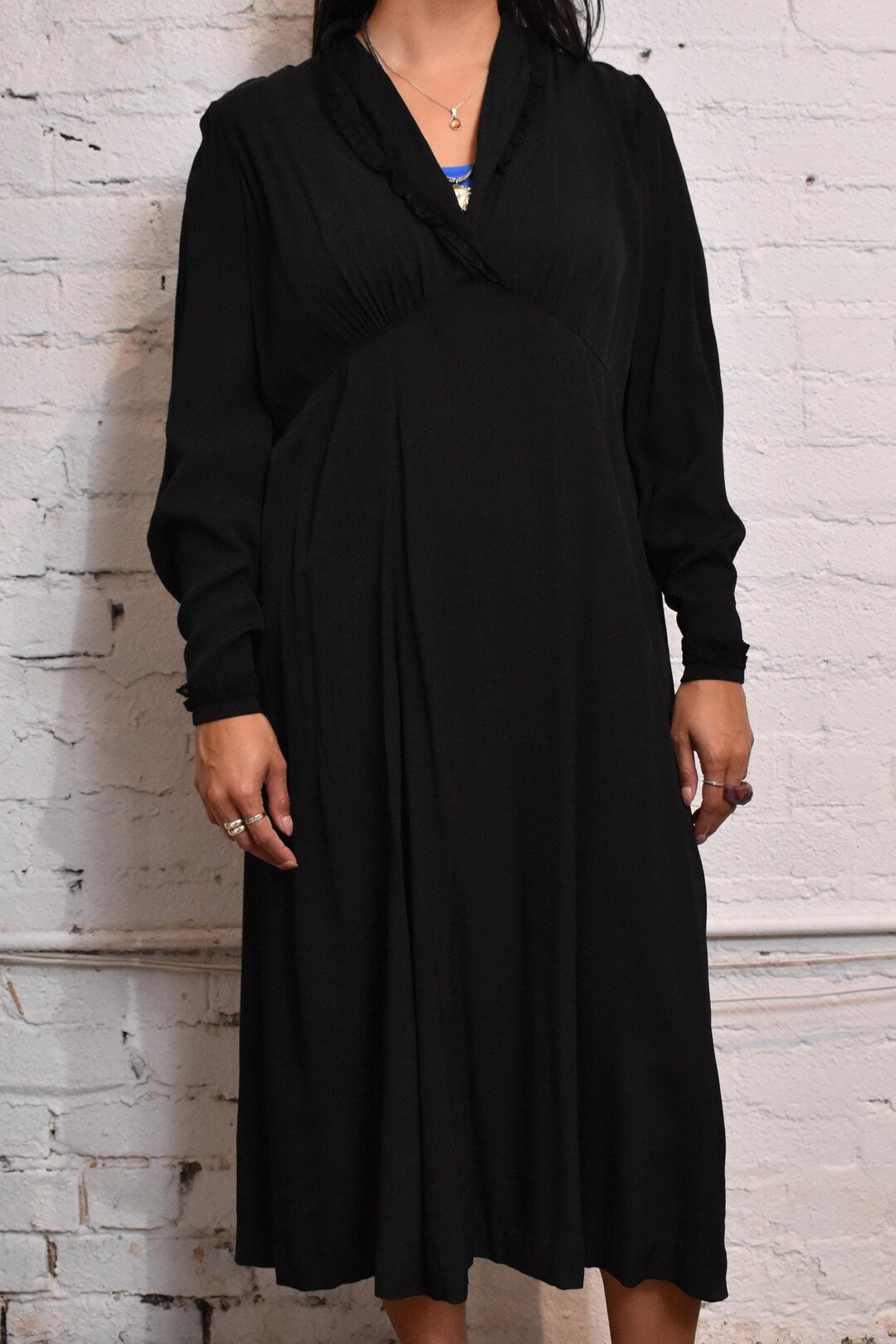 1930s Vera Dress - Black main image 0