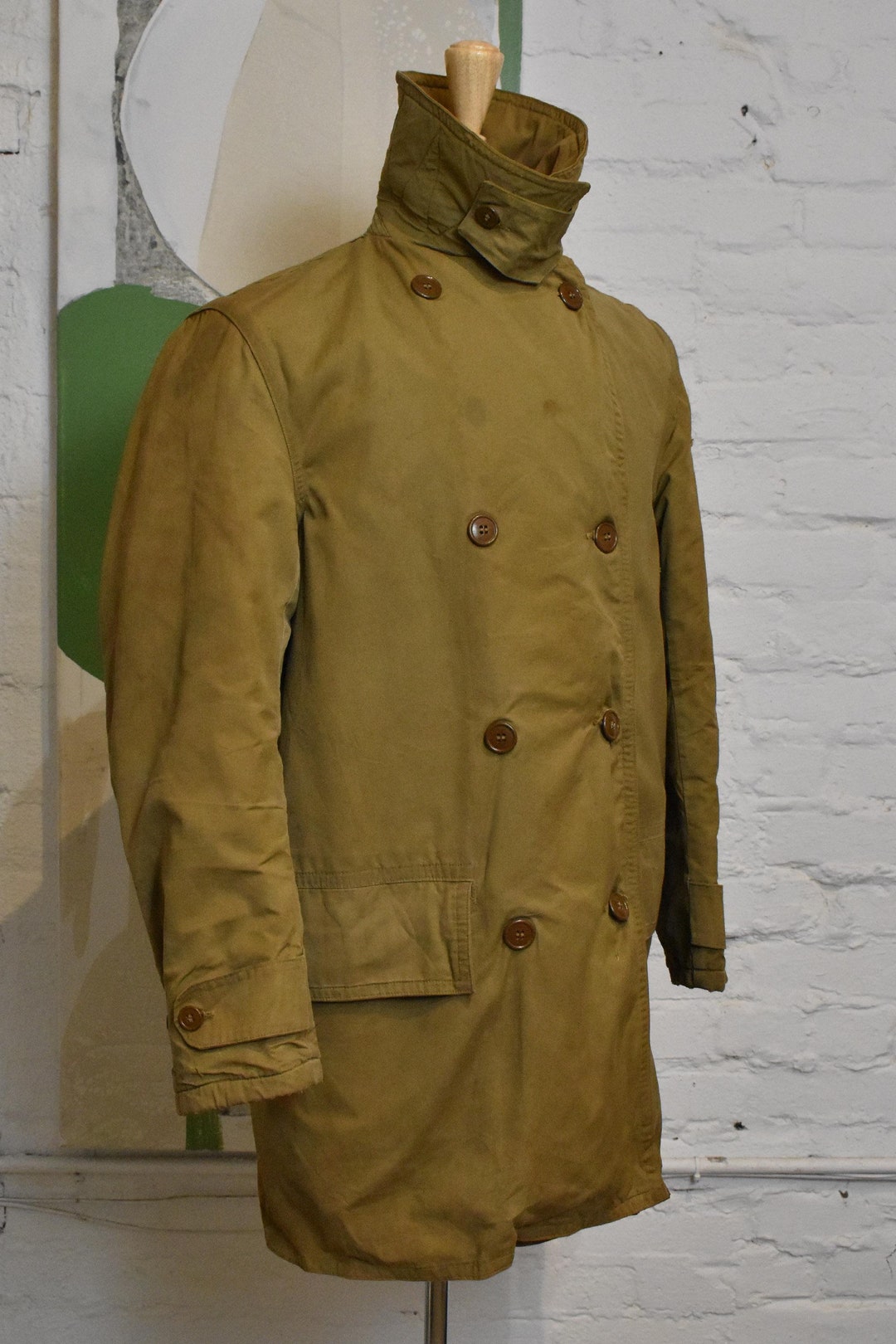 Vintage 1940s WWII Mackinaw Coat - Etsy