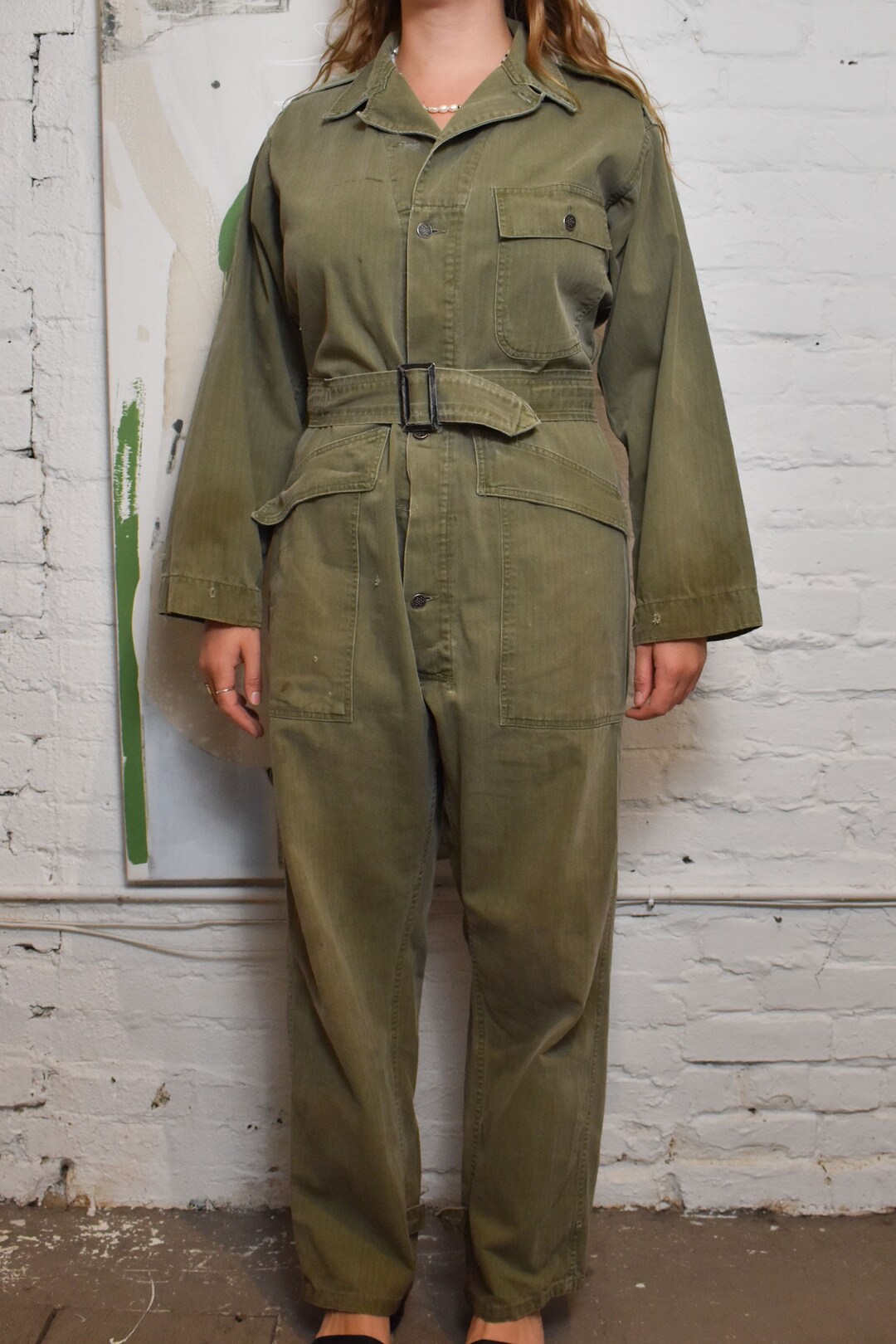 パンツ 60's POWR HOUSE Herringbone Jumpsuit 60s POWR HOUSE Herringbone Jumpsuit