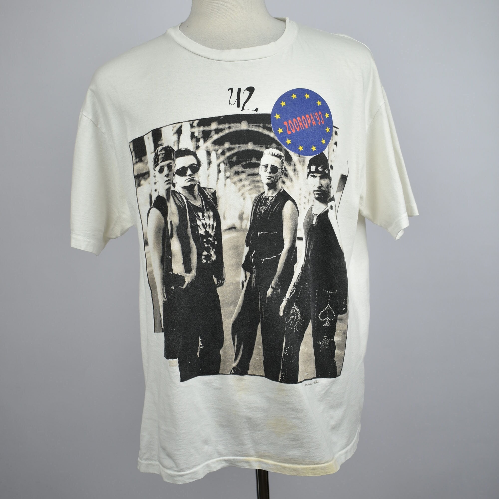 Vintage 1993 Hanes Ultra Weight U2 Zooropa Tour Tee Made in - Etsy