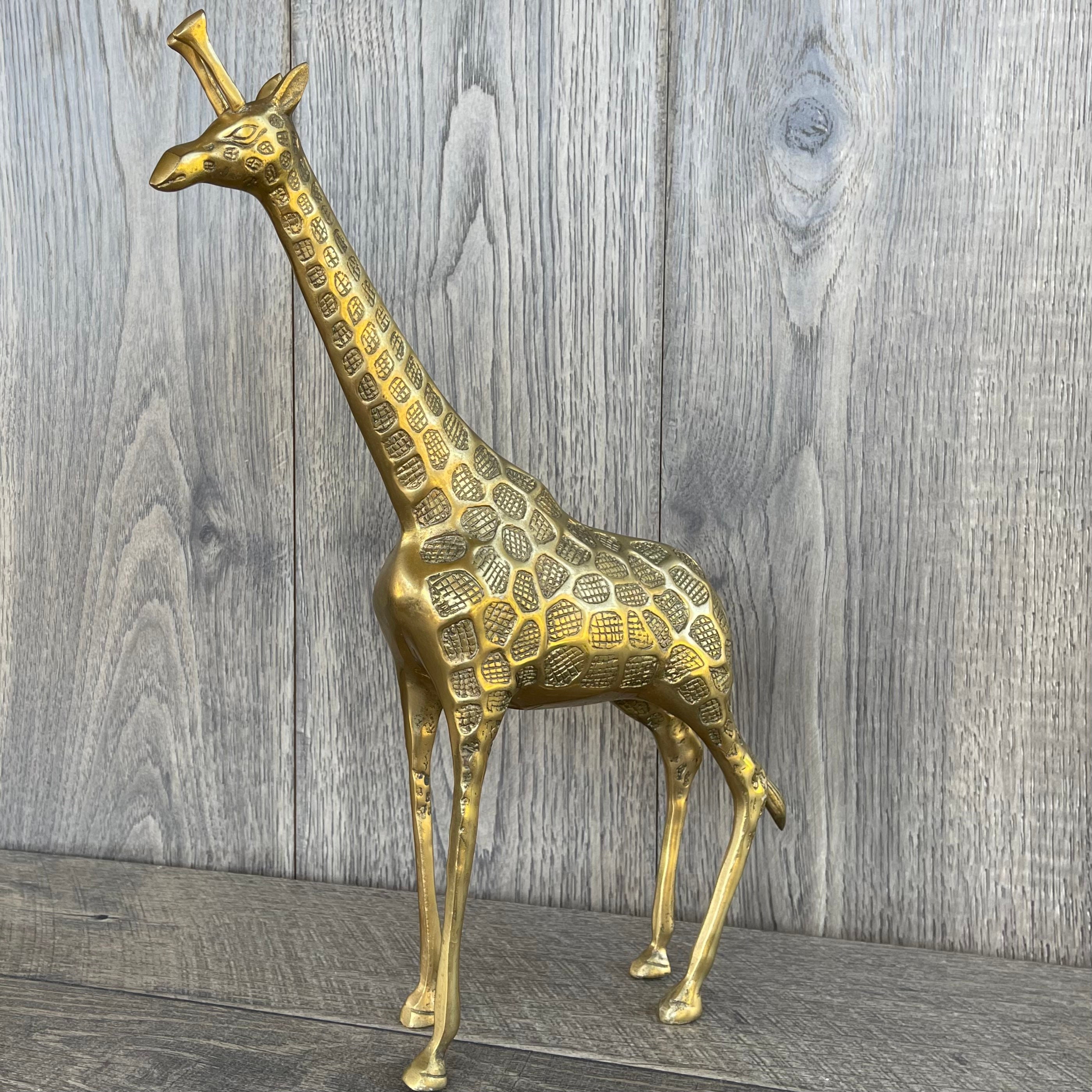 Vintage Brass Large Giraffe 16
