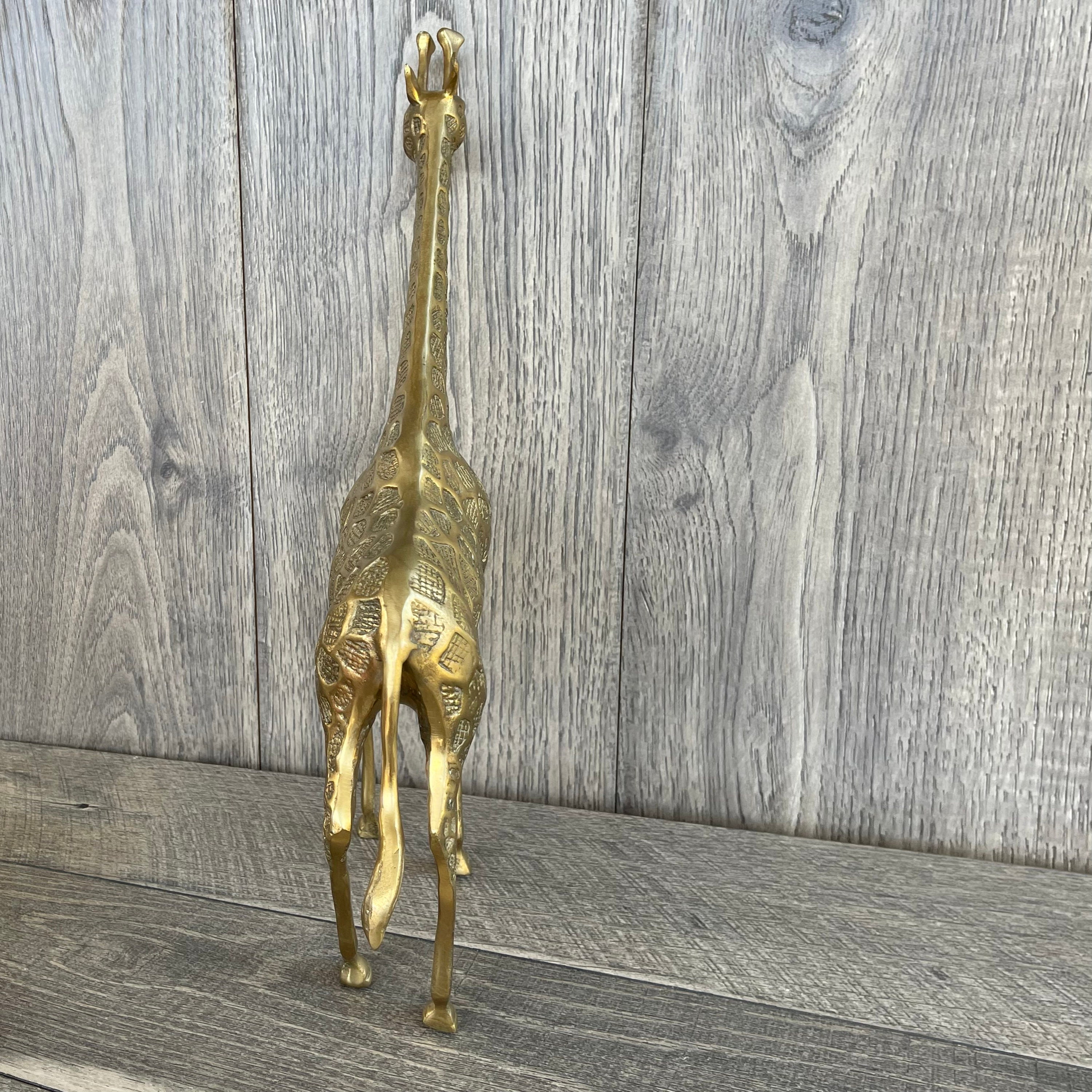Vintage Brass Large Giraffe 16