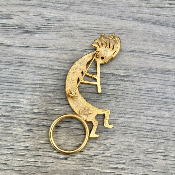 Vintage Ultra Craft Kokopelli Eyeglass Holder Mat… - image 4