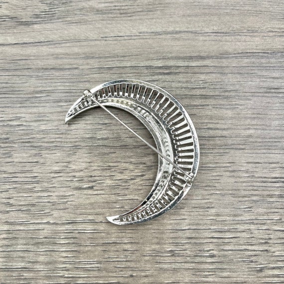 Sarah Coventry “Crescent Moon” 1959 Silver Tone B… - image 5