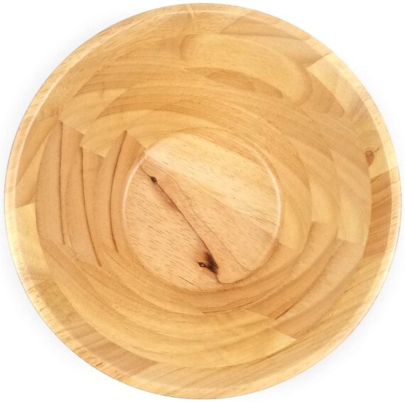 Dinnerware Dining & Entertaining Wooden Salad Bowl Beech Mosaic Wood