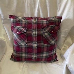 Memory pillow CASE made from your loved one&#39;s item