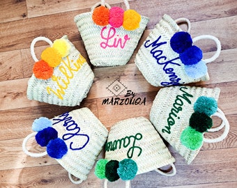 Personalized Easter Bag, personalized gift basket, Bridesmaid bag, flower girl basket