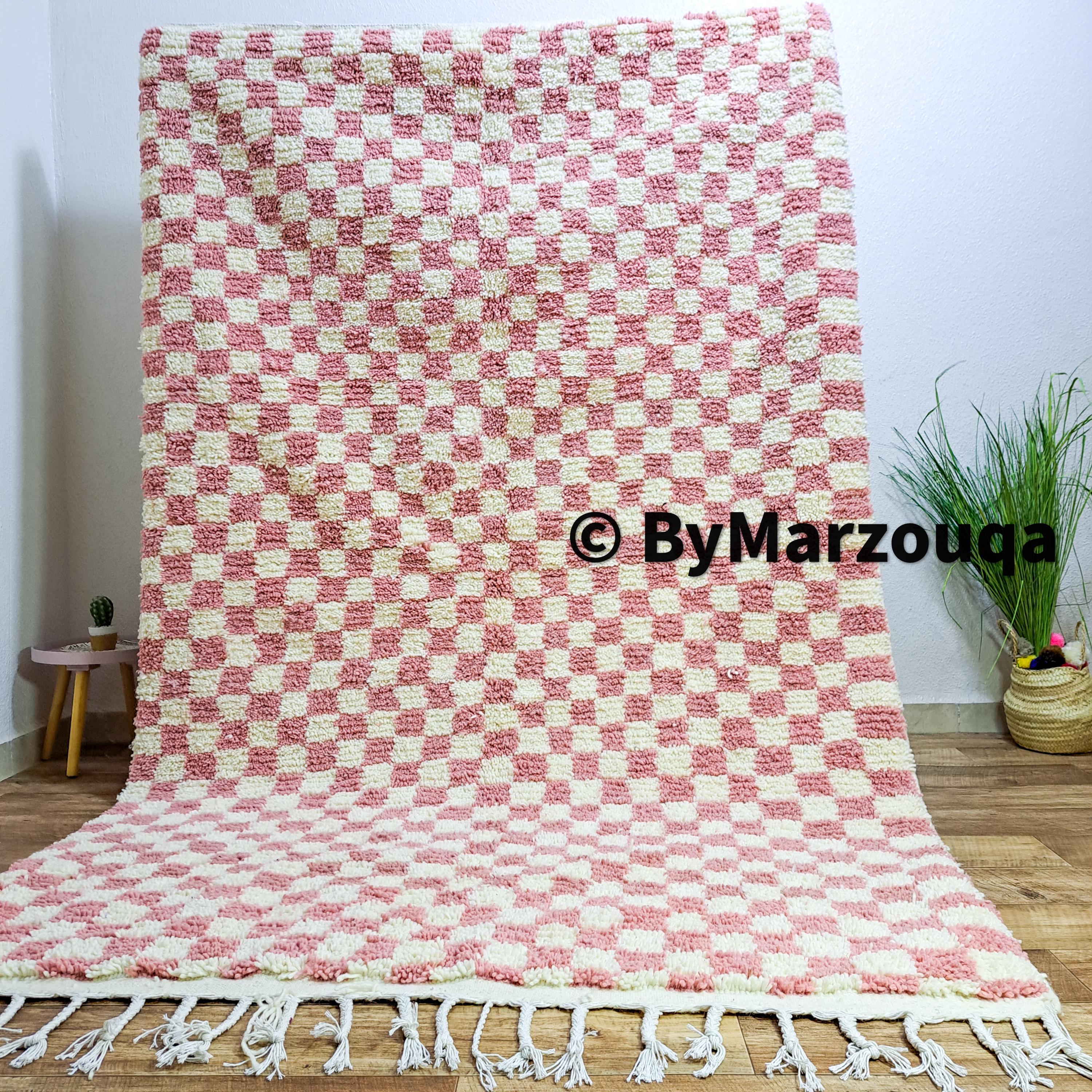 手織りラグ：モロッコ製ウール100% [全色展開] - Etsy 日本