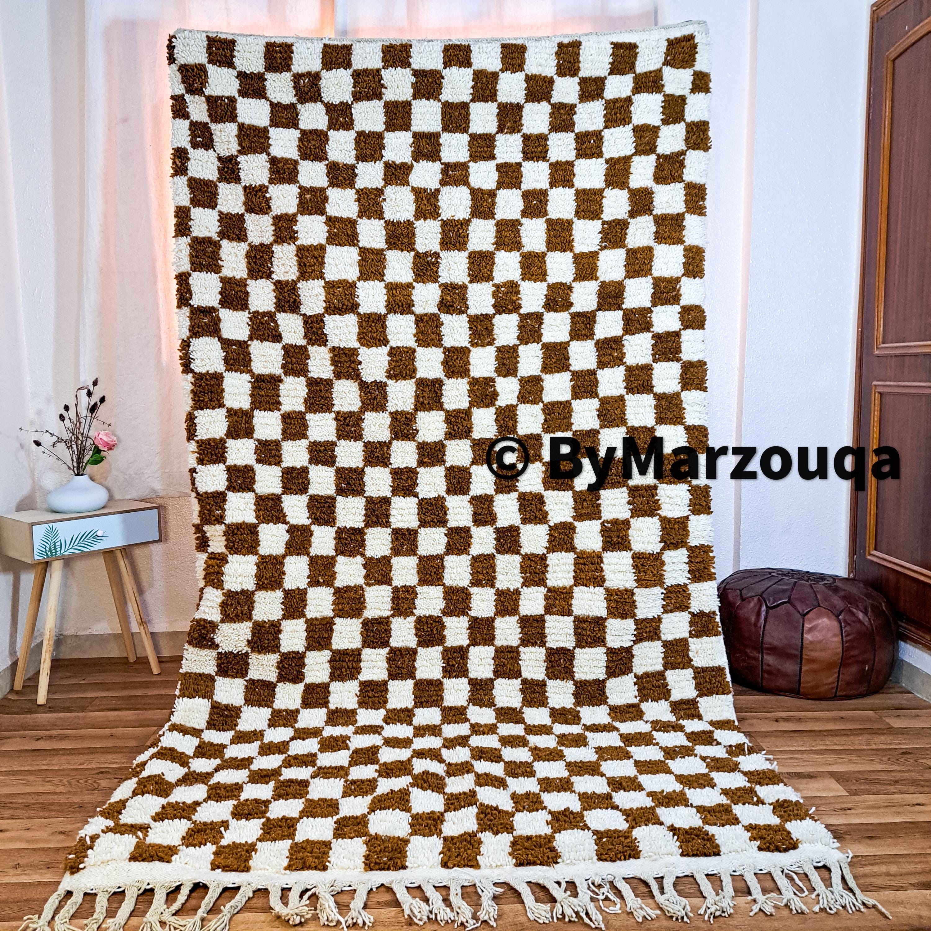 手織りラグ：モロッコ製ウール100% [全色展開] - Etsy 日本