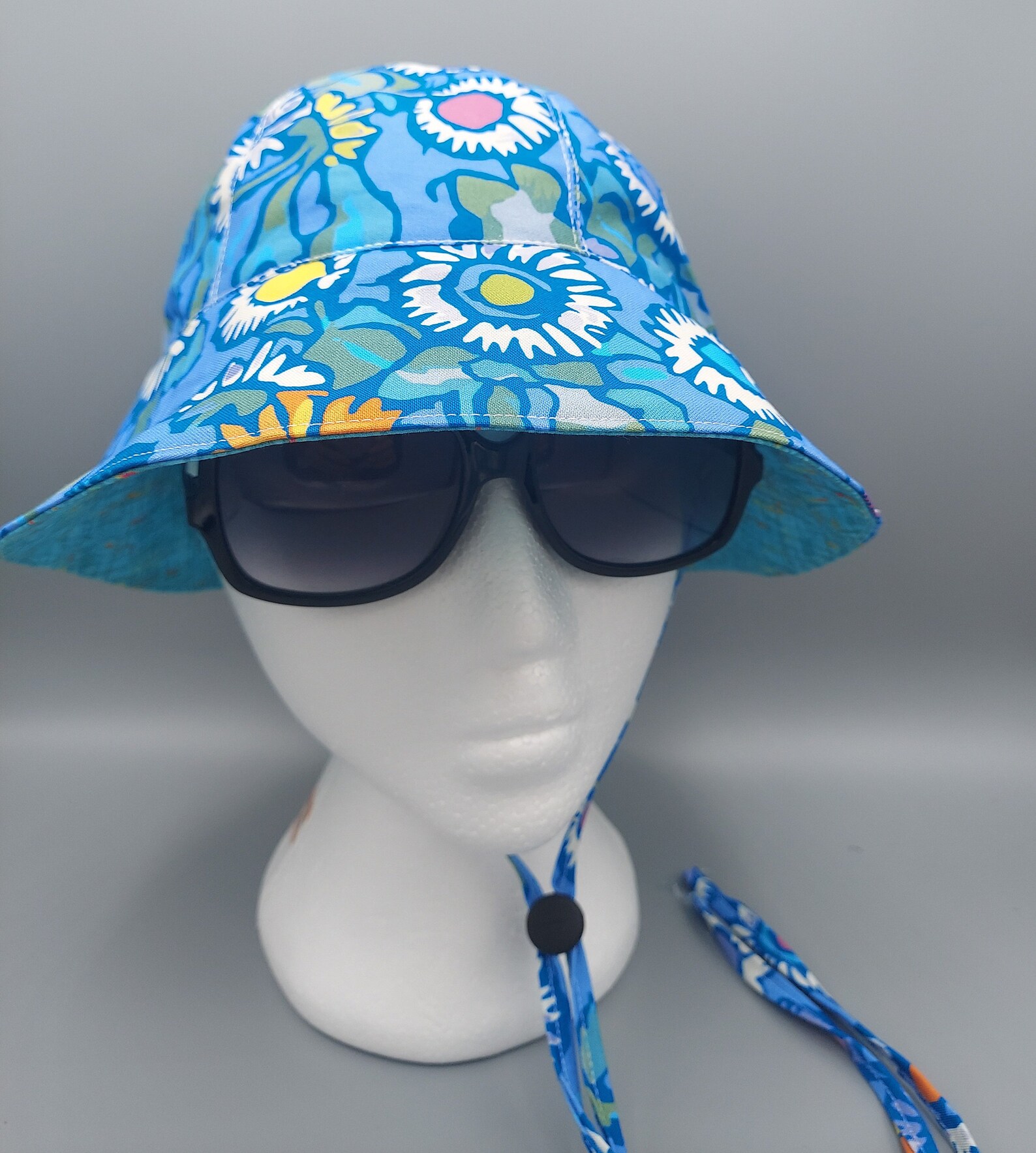 Gardening hat with brim summer hat for her floral hat sun Etsy