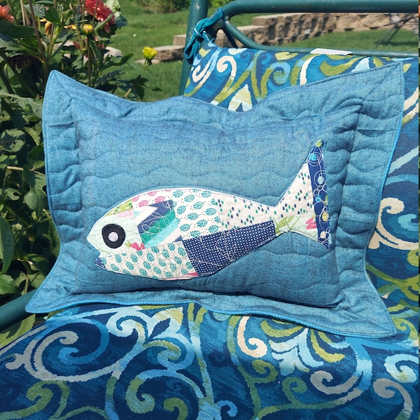 Fish Pillow Etsy