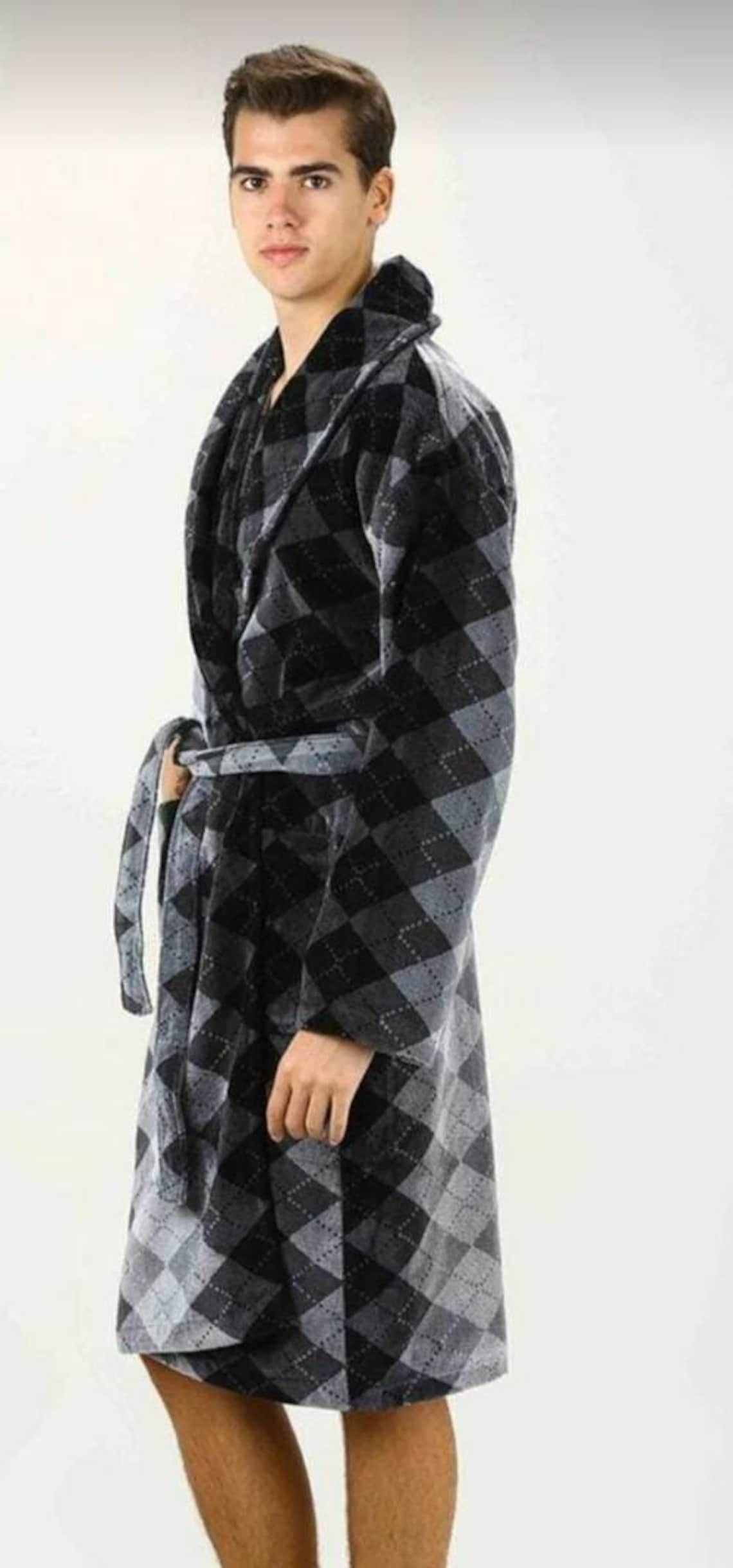 Men's Cotton Terry Robes Turkish Towel Robe Groomsmen Etsy