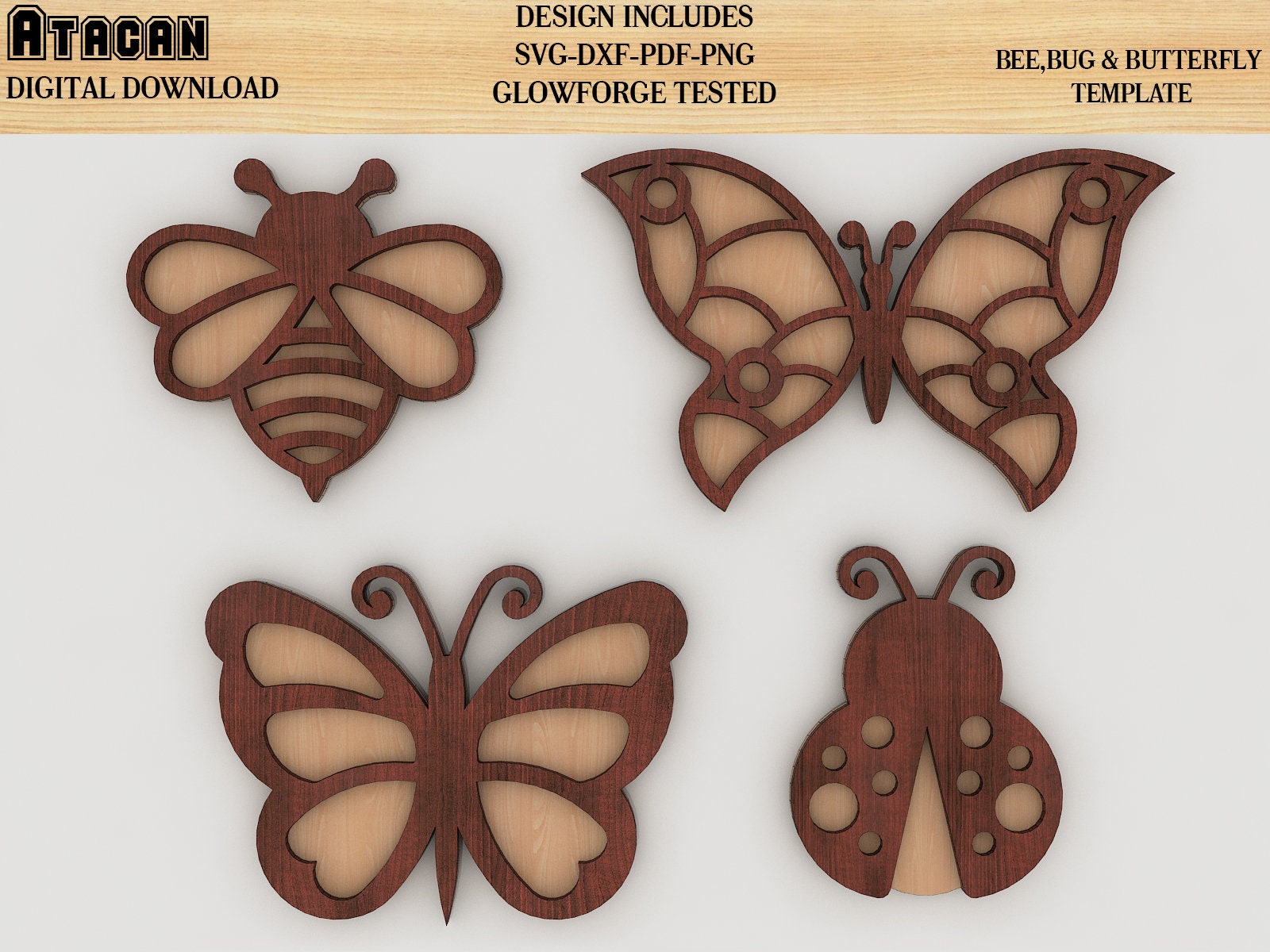 Butterfly Laser/Wood Cut SVG Design File Graphic by Rextore · Creative  Fabrica