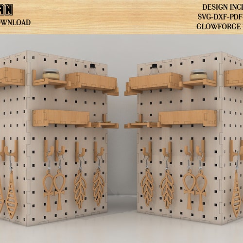 IKEA SKÅDIS Pegboard Hooks Laser Cut File Etsy Finland