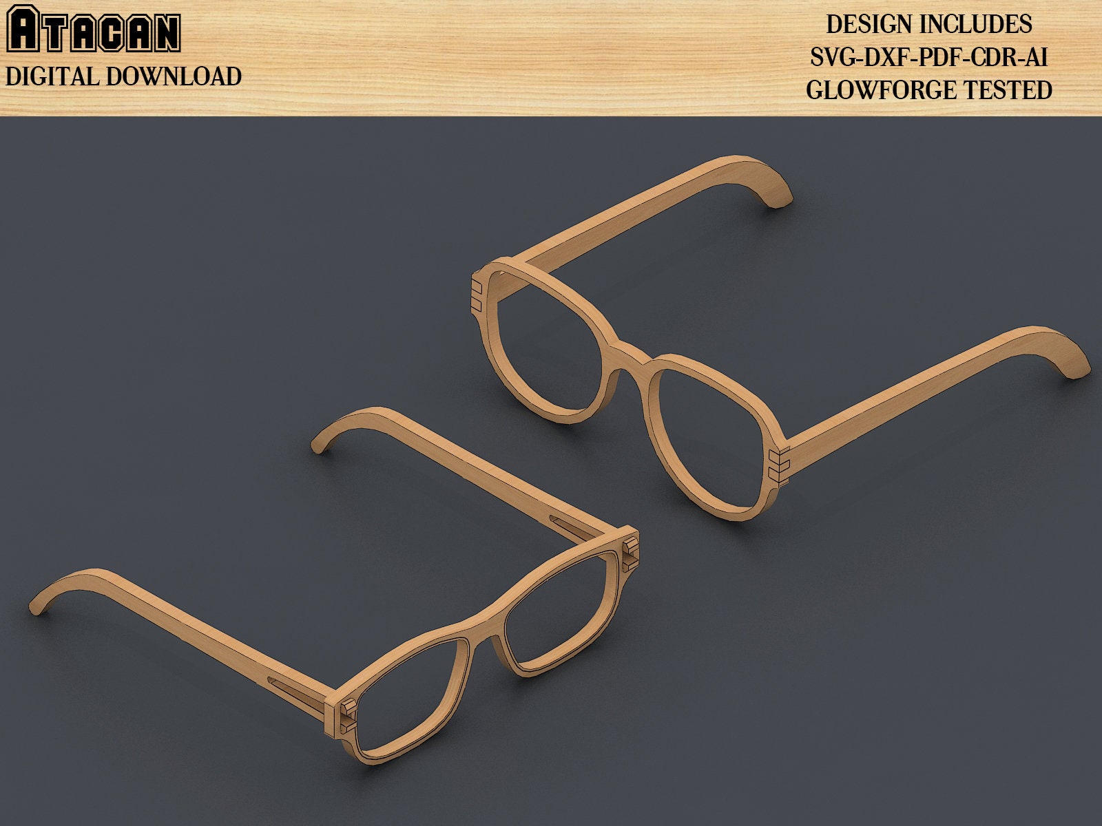 Dilwe Support de lunettes Porte-lunettes en bois en forme d'animal,  présentoir de lunettes, décor de bureau à domicile, bagagerie