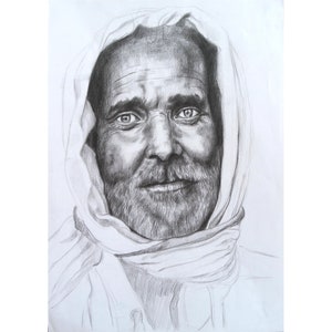Portrait Custom Charcoal, Combine Photos into a Drawing - Family Portrait - Add Someone