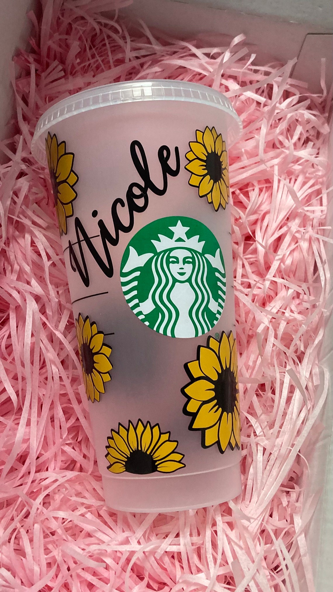 Starbucks Reusable Cup // Custom Logo Starbucks Cup Vinyl Etsy
