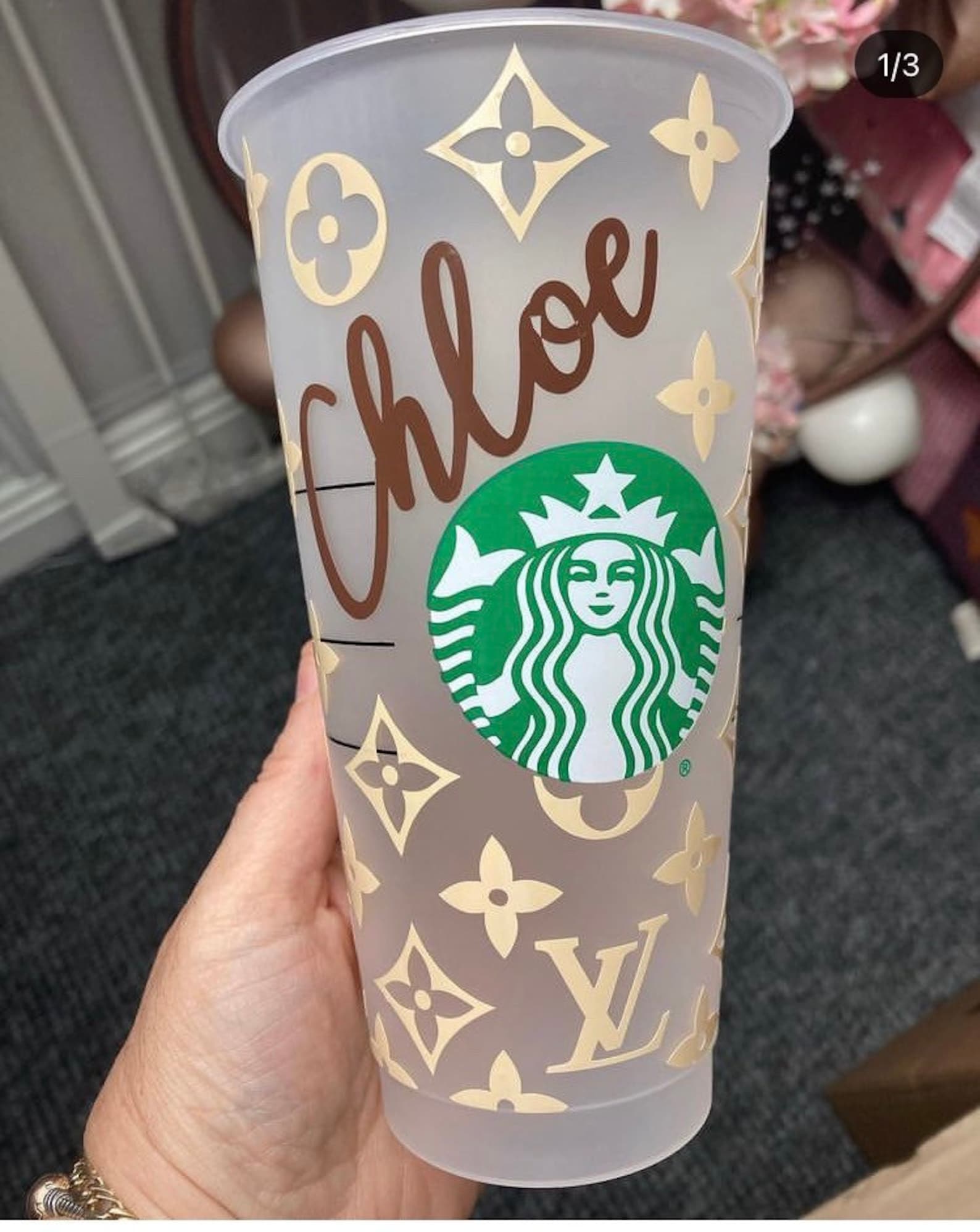 Starbucks Reusable Cup // Custom Logo Starbucks Cup Vinyl Etsy