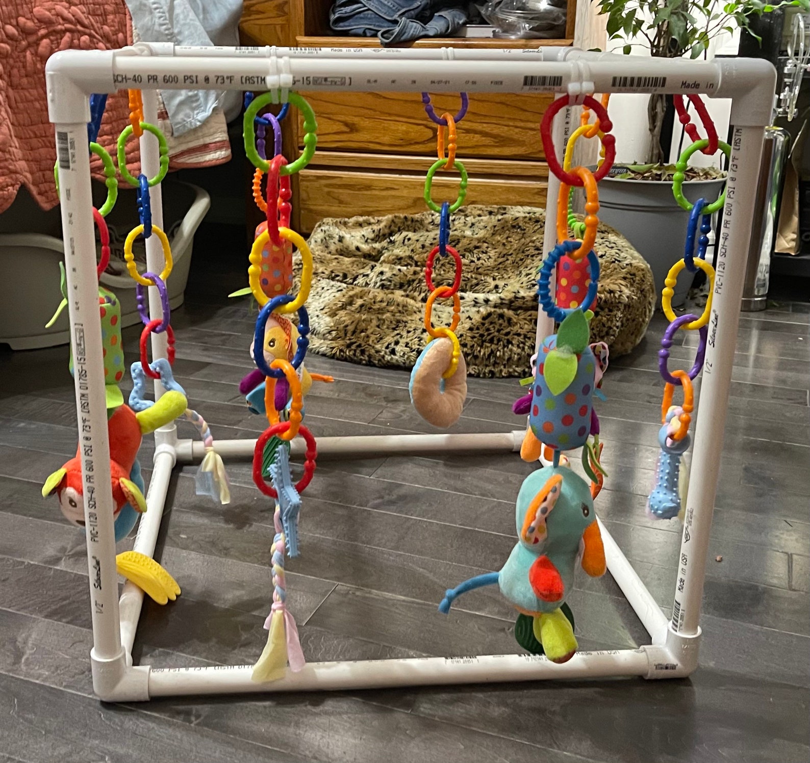 Puppy Play Center Play Gym Puppy Toys Puppy Gym Pequeño Etsy