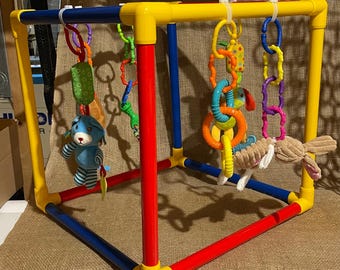 Puppy Play Center Play Gym Purple Blue Red or Multi Puppy