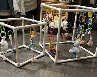 DIY Puppy Play Gym: BPA-Free PVC, Toy Attachments (Structure Only)