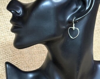 Delicate Heart Sterling Silver earrings
