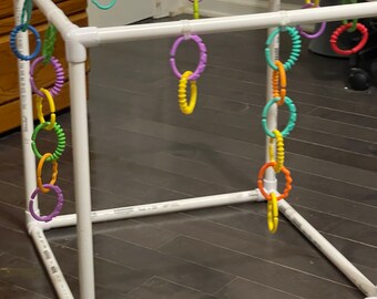 DIY Puppy Play Gym: BPA-Free PVC, Toy Attachments (Structure Only)